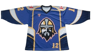 Maillots de course imprimés personnalisés de qualité supérieure vêtements de joueurs de hockey sur glace pour la course et le hockey Design imprimé personnalisable - Product Image 3