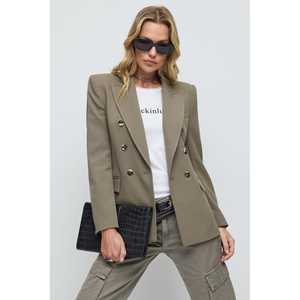 Chaqueta Blazer Casual para Mujer, 100% Algodón - Product Image 1