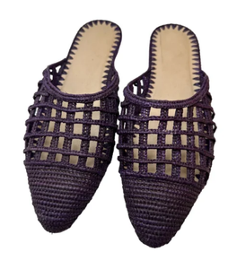 รองเท้าปาล์มสีม่วงโมร็อกโกแท้: ทันสมัยมีสุขภาพดีและมีเอกลักษณ์อย่างแท้จริง - Product Image 4