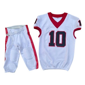 Nouvelle arrivée Ensemble d'uniformes de football américain personnalisés pour hommes, respirant avec nom et numéro personnalisés - Product Image 1
