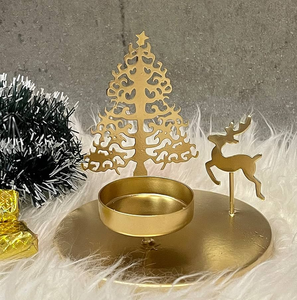 Árbol más vendido Adornos de escultura festiva únicos para escaparate Estante Dormitorio Sala de estar y oficina Árboles de aluminio de mesa - Product Image 1