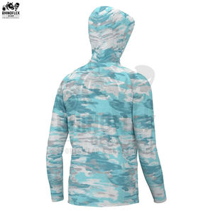 เสื้อฮู้ดลายพรางแบบมืออาชีพ สตรีทแวร์พื้นฐาน ผ้าฝ้ายผสม พิมพ์ลายดิจิทัลทั่วตัว เสื้อฮู้ดลายพรางสำหรับผู้ชาย - Product Image 2