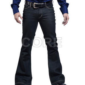 Gran oferta de alta calidad, el mejor material hecho, pantalones lavados para hombre, recién llegados, pantalones vaqueros Acampanados para hombre - Product Image 1