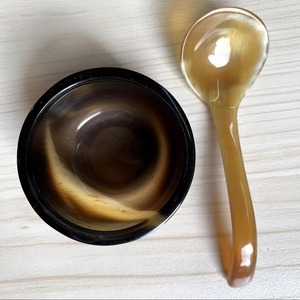 Cuenco para Servir de Cuerno Pulido Más Vendido con Cuchara, Artesanía Natural Atractiva para Utensilios de Cocina y Decoración del Hogar, Directo de la India - Product Image 6