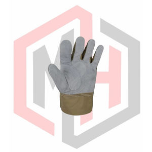 Gants de soudage en cuir de vachette, gants de pompier, gants de travail en cuir personnalisés, antidérapants, flexibles, respirants, résistants aux déchirures - Product Image 2