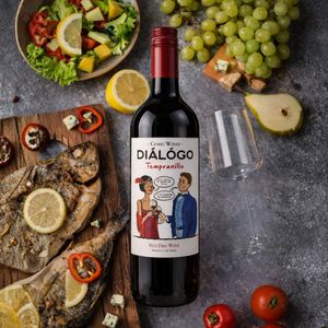 Dialogo - Vino Rosso Secco 100% Tempranillo 11% ABV Vino Rosso Spagnolo 750ml - Product Image 3