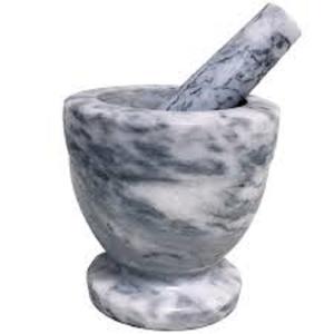 Ensemble de mortier et de pilon en marbre de haute qualité, broyeur d'ail de grande taille, décor de table du fabricant en inde - Product Image 4