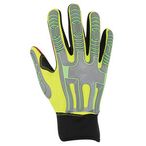 Tâches d'exécution Gants de mécanicien en cuir Excellente adhérence Résistant aux chocs Gants de mécanicien en cuir robuste de bonne valeur - Product Image 2