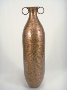 แจกันตั้งพื้นโลหะลายคราบทองแดงสำหรับของตกแต่งบ้าน - Product Image 6