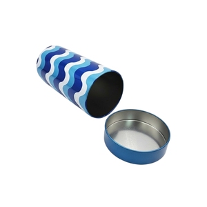 Lata Redonda Alta de Metal |   Envase de Grado Alimenticio con Tapa, Acabado Brillante, Tamaño y Color Personalizables - Product Image 5