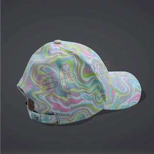 หมวกเบสบอลพิมพ์ลาย6แผงน้ำหนักเบาโลโก้ออกแบบได้ตามต้องการสำหรับกิจกรรมกลางแจ้งของผู้ชายและผู้หญิง - Product Image 4