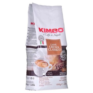 Super vente Crema Classico Kimbo Caffe Café en grains entiers Grains d'espresso italiens Rôti de qualité supérieure Parfait pour le cappuccino et le latte - Product Image 1