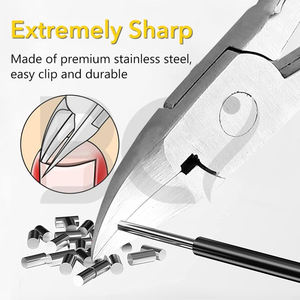 Cortauñas de Acero Inoxidable con Hoja Curva Profesional para Uñas Gruesas, Encarnadas y Paroniquia, Recortador de Bordes - Product Image 3