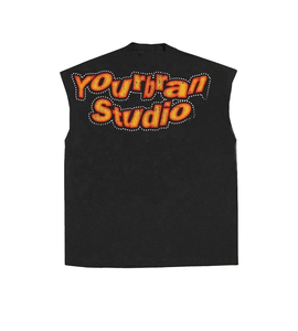 Ensemble de vêtements de sport pour homme, manches courtes, streetwear d'été, 100% coton, séchage rapide, motif uni, couleurs personnalisables, logo, tissu tricoté - Product Image 5