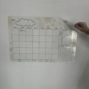 Reusable Monthly Planner Organizer Model-5 Durable Polystyrene Static Electricity Holding Ability Dry Whiteboard Glass Magnet - Product Image 6