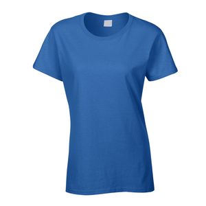 Customs Drop Shoulder Sleeve Tee 100% algodón Camisetas de gran tamaño para mujeres Logotipo personalizado de punto O-cuello de Bangladesh - Product Image 4