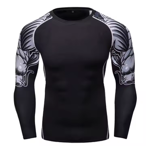 Venta al por mayor ropa deportiva unisex Rushguard personalizado impreso estilo único Rash Guard sublimación impreso Rashguard con logotipo y diseño - Product Image 1
