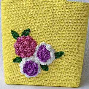 กระเป๋าถักโครเชต์สำหรับผู้หญิงกระเป๋าผ้าถักสะพายไหล่กระเป๋าถักโครเชต์น่ารักสำหรับเด็กผู้หญิงผลิตในเวียดนาม - Product Image 5