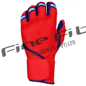 Gants de frappeur de baseball en cuir respirant Gants de softball pour hommes pour l'entraînement professionnel - Product Image 5
