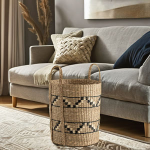 Cesta de algas marinas Zac Tall tejida a mano-Organizador de almacenamiento de ropa 2025 | Venta al por mayor por Tienphong - Product Image 1