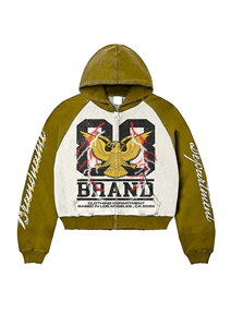 Custom Printing And Embroidery Streetwear <b>Hoodie</b> <b>Y2K</b> Oversized Fit Heavyweight Washed Fabric Streetwear Fashion - Product Image 4