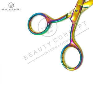 Ciseaux à cuticules de haute qualité avec impression de logo personnalisé outils à ongles multicolores lame droite meilleur outil de beauté de taux d'usine - Product Image 6