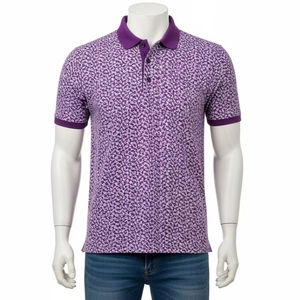 Chemises polo en coton imprimées pour hommes avec tissu anti-froissement, coton doux, coupe décontractée, vêtements de mode, vêtements, équipement du marché - Product Image 3