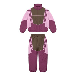 Veste coupe-vent personnalisée OEM en nylon avec fermeture éclair et pantalon de survêtement en nylon Ensemble de jogging Ensemble coupe-vent Fabricant de survêtements de conception - Product Image 2