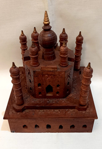 Top demandé Taj Mahal Art décoration handi artisanat en bois avec peinture à la main nouveau design Art en bois fait à la main handi artisanat en bois - Product Image 6