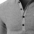 เสื้อเชิ้ตผู้ชายผ้าฝ้ายแท้ 100% ลายเรียบ คุณภาพสูง เป็นมิตรกับสิ่งแวดล้อม ขนาดสั่งทำได้ ราคาขายส่ง - Product Image 3