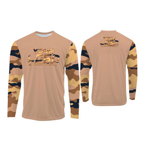 Vêtements de pêche en jersey à manches longues pour hommes, vêtements de sport d'extérieur respirants avec protection UV et séchage rapide, chemises de pêche en vente en gros - Product Image 6