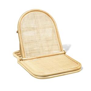 Foldable rattan beach <b>chair</b> outdoor seat furniture natural <b>cane</b> <b>chairs</b> for pool picnic camping - Product Image 2