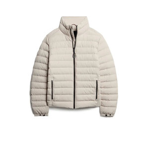 Chaqueta Acolchada para Hombre para Invierno, con Capucha y Cuello Alto, Cortavientos, con Cremallera, Estampada, Impermeable, de Poliéster - Product Image 1