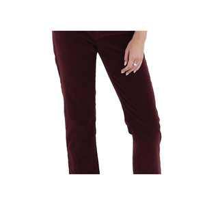 AG Jeans Mari Jeans a Vita Alta in Velluto a Coste, Gamba Dritta Slim, Marrone, Casual - Product Image 3