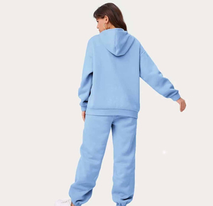 ชุดกีฬาของผู้หญิงชุดวอร์มมีฮู้ดแบบสวมศีรษะชุดวอร์มสำหรับเดินจ๊อกกิ้ง2026ฤดูหนาวออกแบบได้ตามต้องการ - Product Image 3