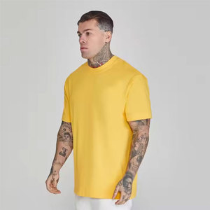 Camiseta de calle de gran tamaño con cuello redondo personalizada para hombre, oferta completa, gráfico impreso fresco, informal, gimnasio, jogging, entrenamiento, 100% algodón - Product Image 5