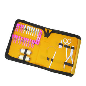 Kit d'extension de cheveux professionnel en vrac en gros outils en acier inoxydable de qualité chirurgicale comprenant des pinces de sectionnement fil à tisser - Product Image 3