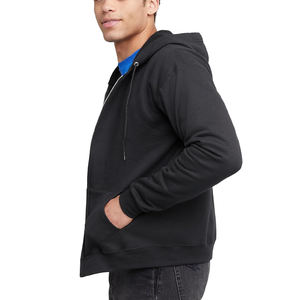 2025 automne hiver nouveau coton lourd de haute qualité Polyester extérieur polaire hommes sweats à capuche zippés - Product Image 2