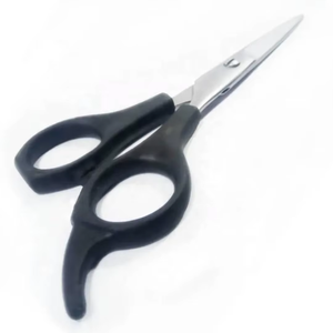 Ciseaux de coiffure en acier inoxydable avec manche en plastique, qualité DIY pour salon de coiffure et coupe de cheveux - Product Image 2