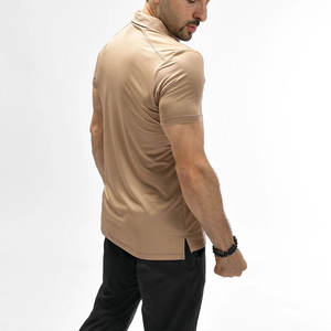 เสื้อโปโลออกกำลังกายแบบพอดีตัว ผลิตจากผ้าที่ระบายความชื้นได้ดี สวมใส่สบาย น้ำหนักเบา - Product Image 5