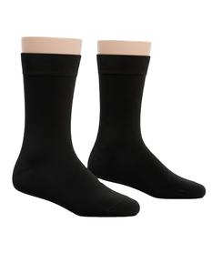 Chaussettes habillées confortables en fibre de bambou de qualité supérieure avec bordure confortable, peuvent être fabriquées avec votre logo personnalisé en tant que OEM, fabriquées en Europe - Product Image 3