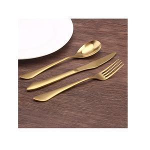 Cubiertos de Metal de excelente calidad, cubiertos de lujo, asequible, con asas rugosas, utensilios de cocina para el hogar, novedad - Product Image 2