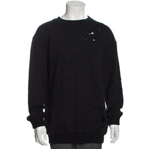 Sudaderas desgastadas completas hechas a medida para hombres Unisex en blanco Vintage ácido lavado angustia 100% algodón francés Terry sudaderas - Product Image 6