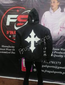 Sudadera con Capucha de Lujo con Apliques en Relieve, Corte Holgado, Algodón Premium, Estilo Urbano Minimalista, Tejido de Felpa Premium, Bordado 3D - Product Image 2