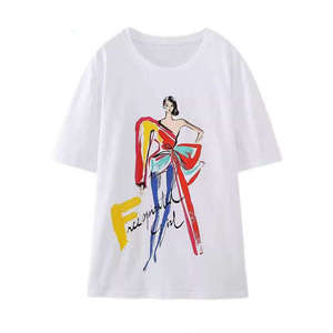 Camisetas de Verano para Mujer de Alta Calidad Hechas en Fábrica a Precios de Mayoreo, Diseña Tu Propio Logotipo - Product Image 1