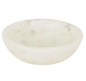 Bol de service en marbre blanc pur de conception classique d'une seule pièce avec une grande qualité aux meilleurs tarifs - Product Image 3