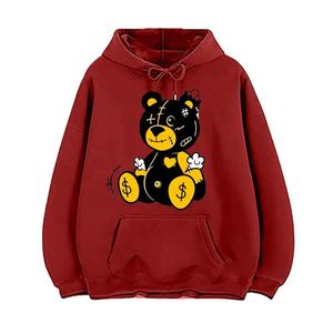 Sudadera con capucha con serigrafía para hombre, Jersey de algodón polar de gran tamaño, venta al por mayor, moda informal, ropa de calle, gimnasio, entrenamiento, estilo de invierno - Product Image 6