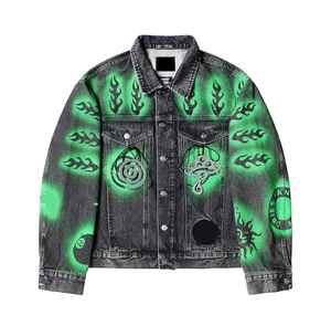 แจ็คเก็ตยีนส์มอเตอร์ไซค์ฤดูหนาวสำหรับผู้ชาย คุณภาพสูง ผ้าฝ้ายเดนิม กันน้ำและหนา รับผลิตแบบ OEM - Product Image 1