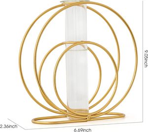 Florero de metal pulido dorado antiguo de latón mayorista exportador personalizado diseño hecho a mano aluminio - Product Image 3