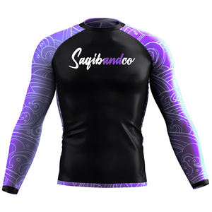 Rashguard à manches longues, vêtements de sport de la meilleure qualité, chemise de combat et vêtements d'entraînement de gymnastique pour hommes - Product Image 2